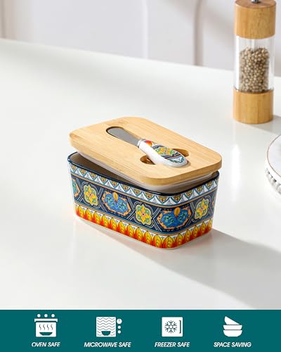 KRVI Butter Dish with Lid (Berber Mosaic)
