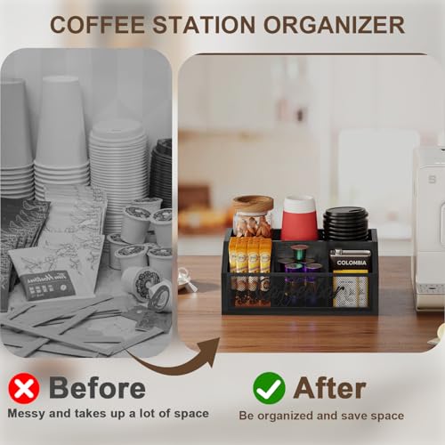 Coffee Station Organizer for Countertop