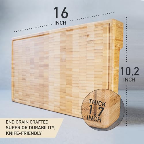 Bamboo Cutting Board (Organic Bamboo / 15.7"L x 10.2"W)