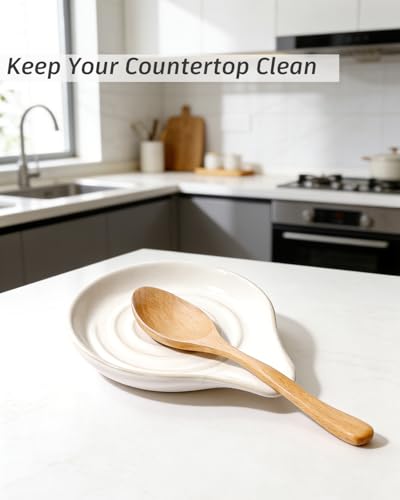 Spoon Rest for Stove Top (White)