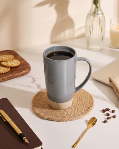 Milkyway Coffee Mugs (Milkyway-Cinnamon Brown and Dark Gray / 2pcs)