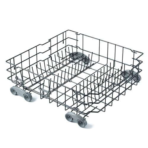 WD28X25960 Dishwasher Lower Rack Replacement Parts for GE Lower Dishrack Drawer Tray Rack 21.8’’ x 20.6’’ x 7.3’’ GE PDW7880G00SS GDWT368V55SS Profile Dishwasher Bottom Dish Rack Assembly 1 Pcs (21.8‘’ x 20.6'' x 7.3'')