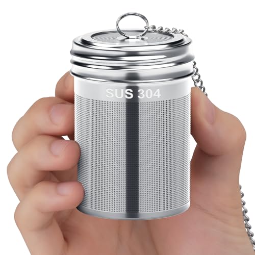 2 Pack Reinmoson Large Tea Infuser for Loose Tea & Spice Ball for Cooking (Large)
