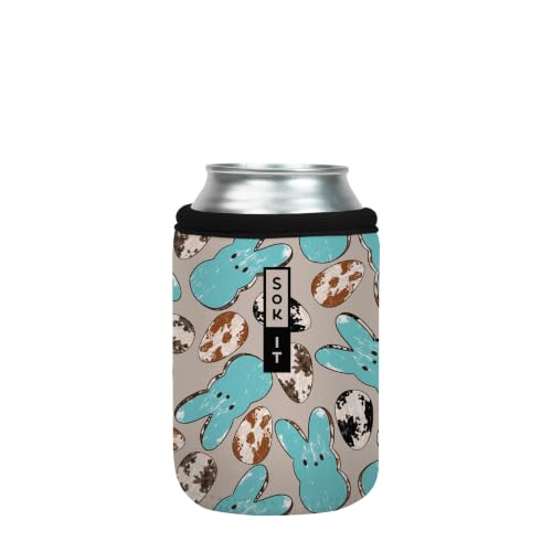 CanSok Sleeve for Beer & Soda Insulated Neoprene Cover (Hanging With My Peeps / 12oz Can Sleeve)