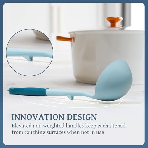 43Pcs Large Kitchen Utensils Set (Blue)