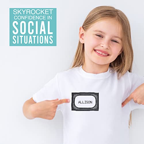 Self Adhesive Name Tags Sticker (Chalk Vintage)