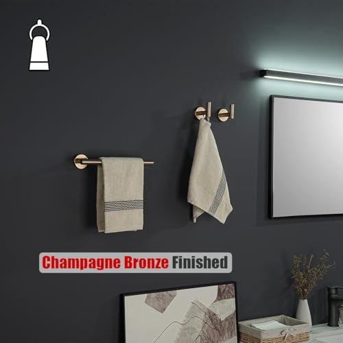 10 Inch Hand Towel Holder Towel Ring Champagne Bronze (9 Inch / Champagne Bronze)