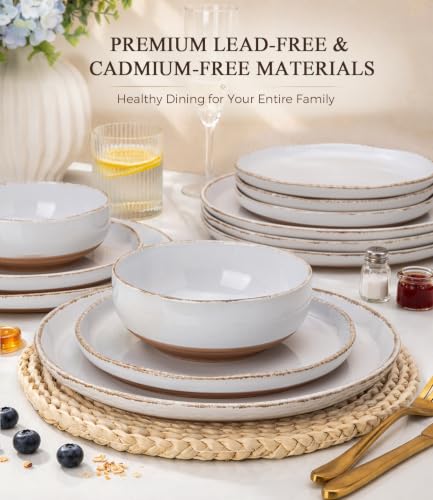 Dinnerware Sets for 8 (White / Service For 8(24Pcs))
