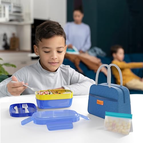 Leakproof Bento Box & Insulated Lunch Bag Set