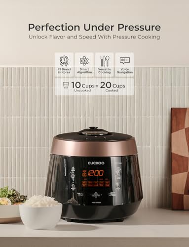High Pressure Rice Cooker (10 cups / Black)