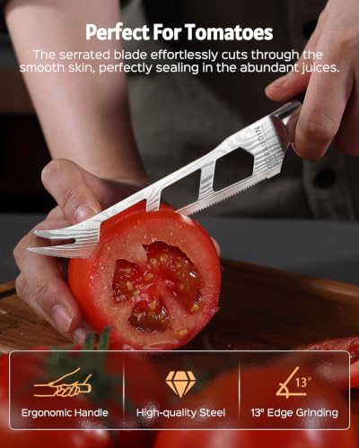Cheese Knife 5” Serrated Knife for Block Cheese (5 Inch Cheese Knife)