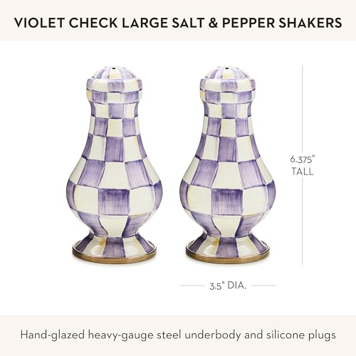 Salt & Pepper Set (Violet Check / Large)