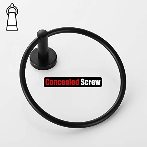 Black Towel Ring (Black)