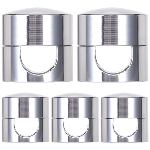 5 Sets Charger Holders for Cords (5 Sets / Silver)