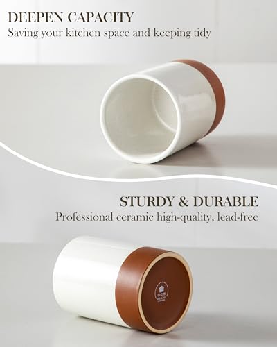 Utensil Holder (Khaki White / 5.5" (Single))