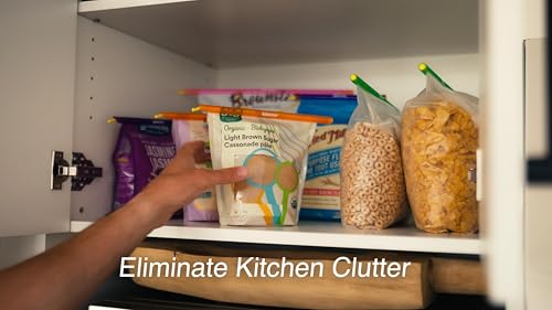 12 Pack Assorted Food Bag Sealers Reusable Chip Clips Bag Clips (Assorted Sizes (Pack of 12))