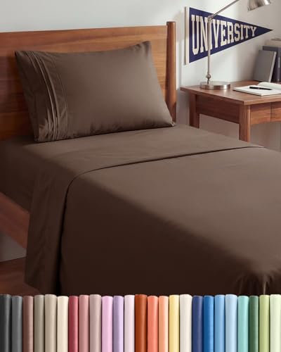 Twin XL 3 Piece Sheet Set (09 - Brown / Twin XL)