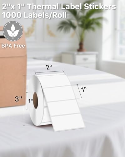 2x1 Inch Thermal Labels