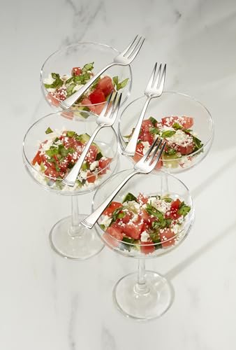Portola Cocktail Forks Silverware Set for 4 (Cocktail Forks, Set of 4)