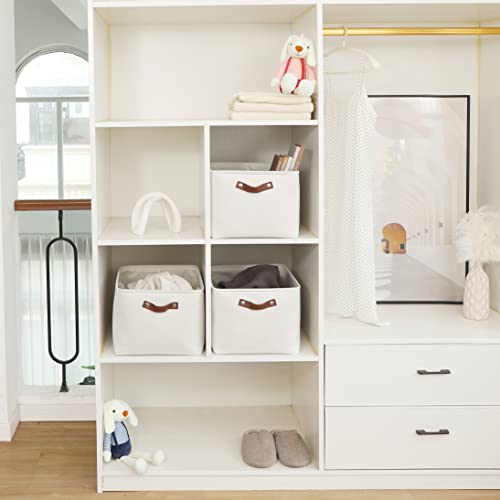 16x12.5in Storage Baskets (Full Off-White / Extra Large - 3pc)