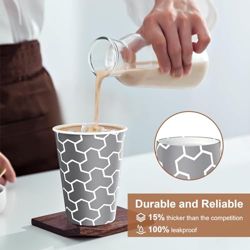 1000 Count 12 oz Paper Cups Insulated Disposable Hot Cups (12oz-1000)