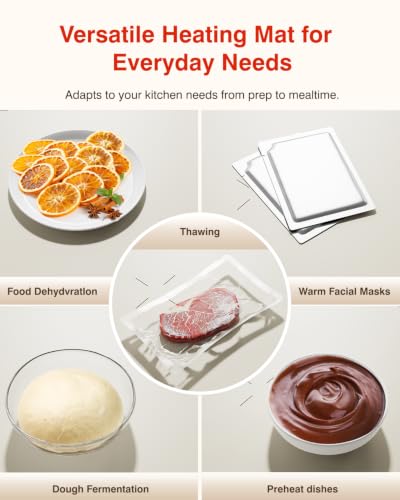 Warming Mat for Food (Beige / Large)