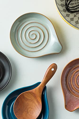 Spoon Rest Large Ceramic Spoon Holder for Stove Top