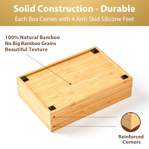 Bamboo Kitchen Drawer Organizer