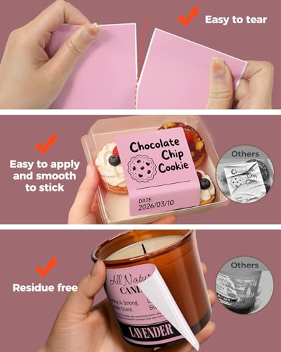 4x3 Thermal Labels (Pink / 4x3")