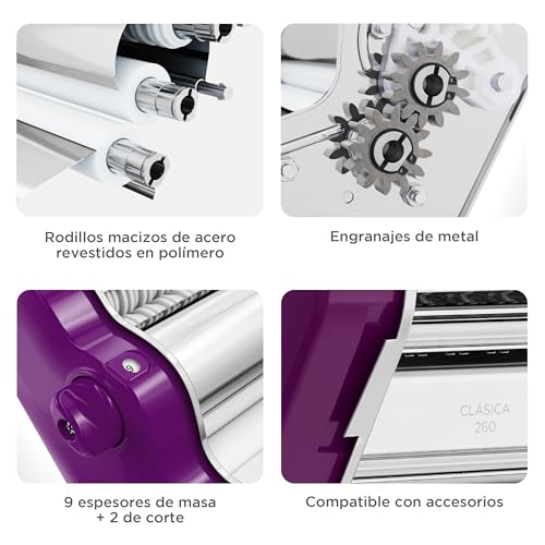 Classic 260 Pasta Maker Machine (Violet)