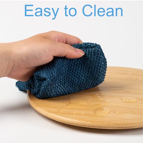 10 Inch Bamboo Wood Lazy Susan Organizer for Cabinet