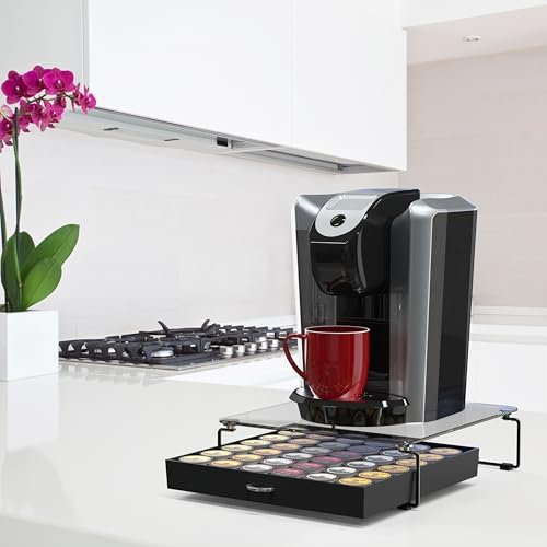 Tempered Glass K (36 Capsules / Black with Glass Top)