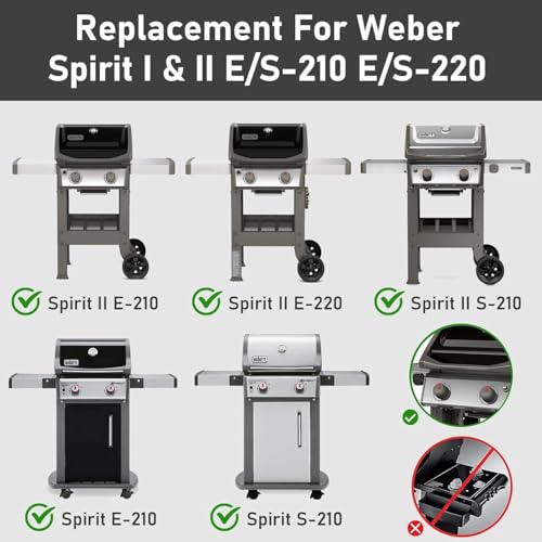 Grill Parts for Weber Spirit E210 (17.5" x 20.51" -7637 7635 69785 Spirit 200)