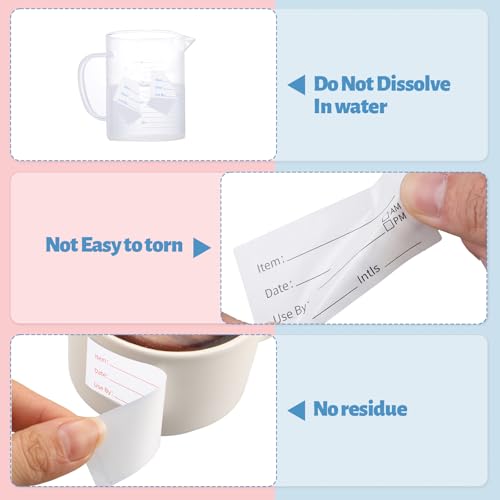 3 Rolls Removable Food Labels