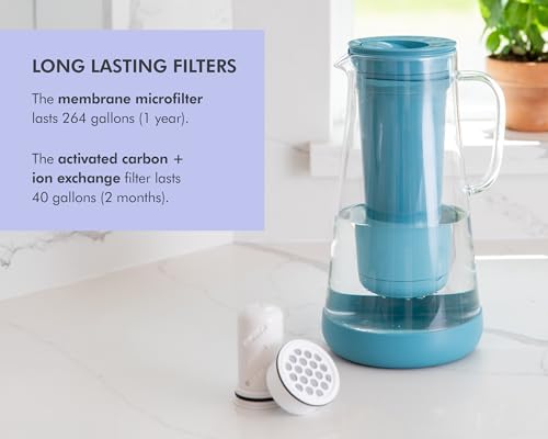 Home Water Filter Pitcher (Stormy Blue)
