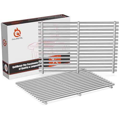 9MM Grill Grates for Weber Spirit 300 & GS4 Spirit II 300 (17.5" for Spirit 3 Burner)