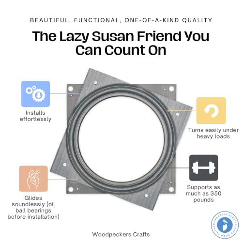 Lazy Susan Hardware (4")