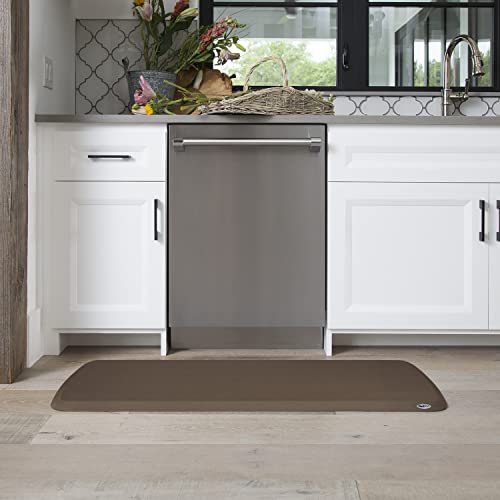Elite Premier Gel & Foam Cushioned Anti (48"L x 20"W x 0.8"Th / Linen Truffle)