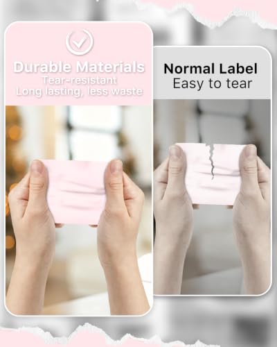 4x3 Inch Thermal Labels (4"x3" / Pink)