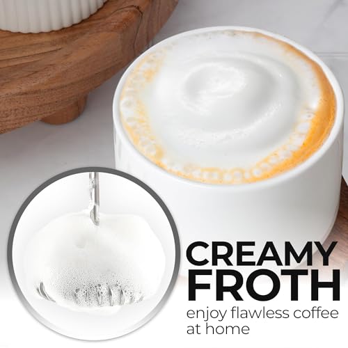 Rechargeable Milk Frother Handheld (Zulay Dynamic Emerald & Gold / Rechargeable Z1 Motor Max)
