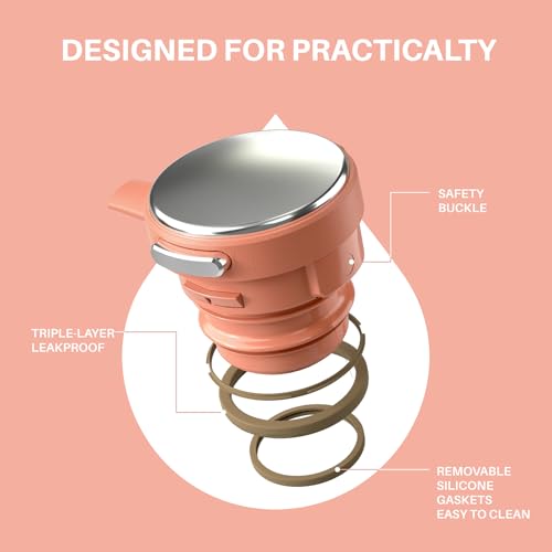 Thermal Coffee Carafe 68oz (Coral / 68 Ounces)