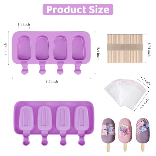 Popsicle Molds Set of 2 (Purple)
