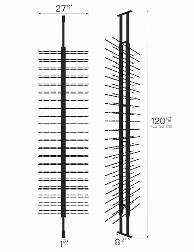 Ultra Wine Racks Floor (2 Side Triple Deep)