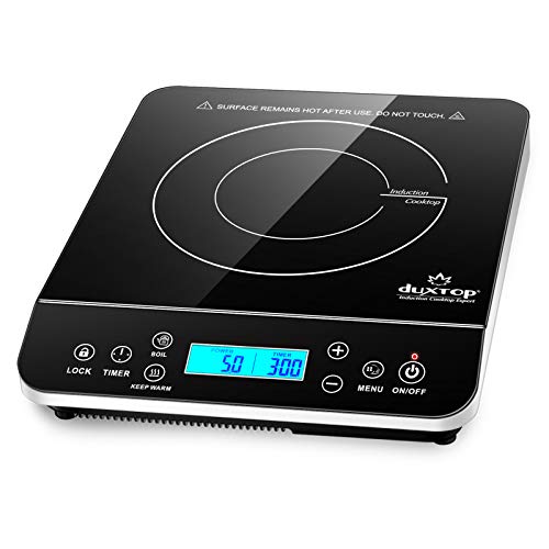 Portable Induction Cooktop (Silver / 1800 Watts / Cooktop)