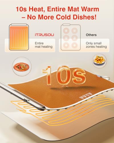Warming Mat for Food (Beige / Large)