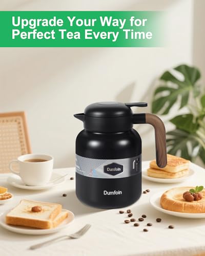46 Oz Thermal Coffee Carafe (45.6 Ounces / Black/Black)