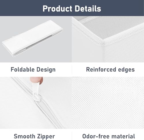 Drawer Organizer Clothes 20 Pack (White / 20 Pack)