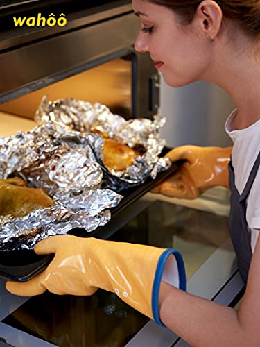 LANON Wahoo Liquid Silicone Oven Mitts (2 Count)