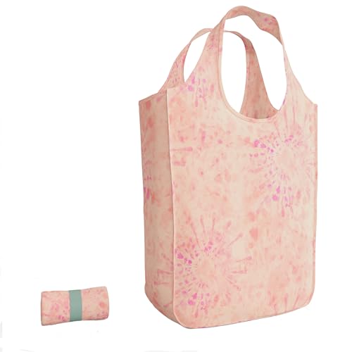 Reusable Grocery Bag (Pink Starburst)