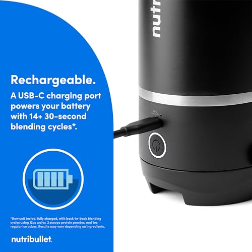 Flip Portable Blender with Insulated Cup (20 oz / Black)